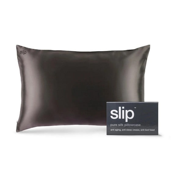 Svilena jastučnica 51x76 cm Charcoal – slip-image-4