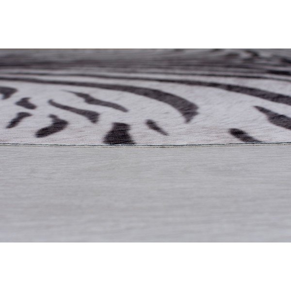 Bijelo-crno sinttičko krzno 195x155 cm - Flair Rugs-image-4