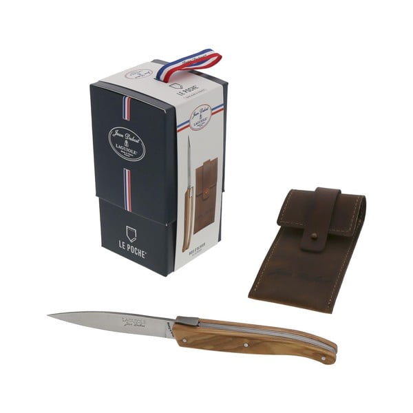Džepni nož s drvenom ručkom Jean Dubost Le Poche