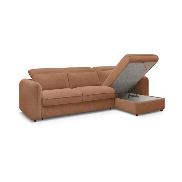 Narančasta kutna garnitura Achille – Bobochic Paris-image-4