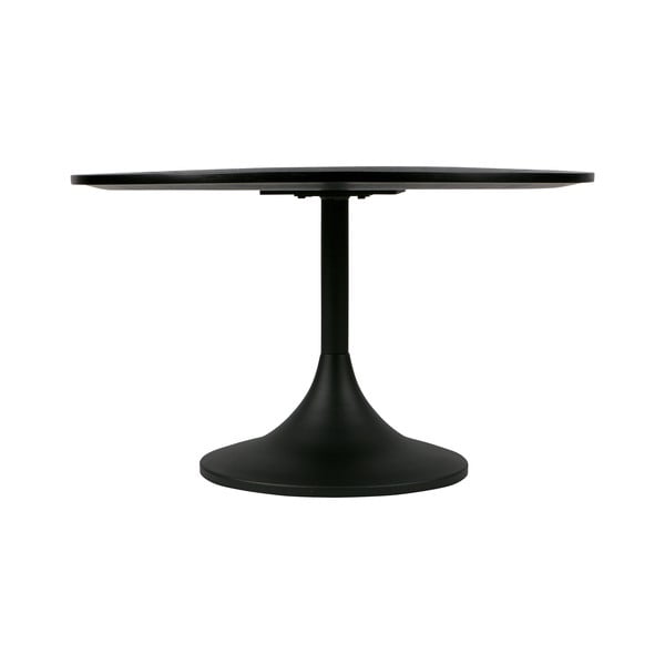 Crni metalni pomoćni stolić WOOOD Bowie, ⌀ 70 cm