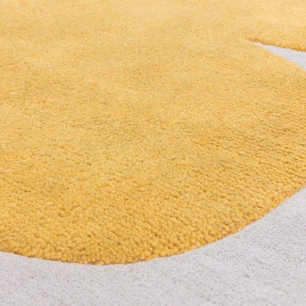Oker žuti ručno rađen vuneni tepih 120x170 cm Canvas – Asiatic Carpets-image-3