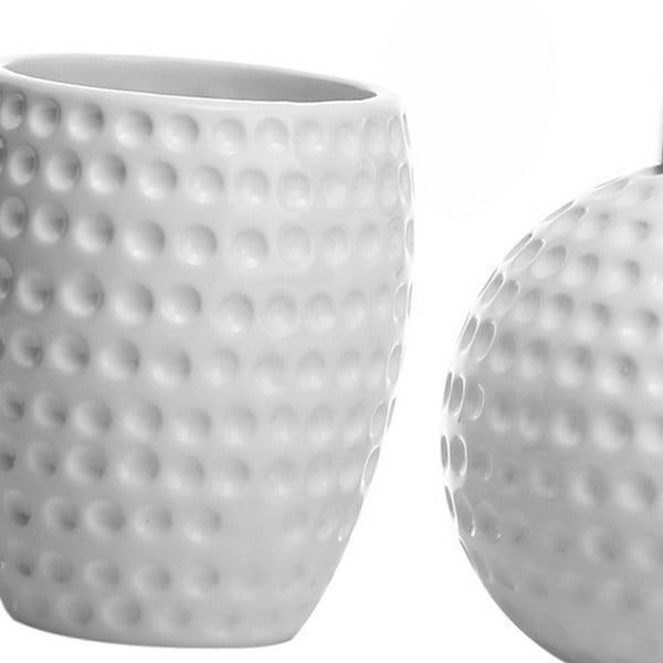 Bijeli set pribora za kupaonicu – Casa Selección-image-2