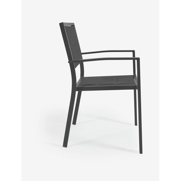 Siva aluminijska vrtna stolica Kave Home Sirley-image-1