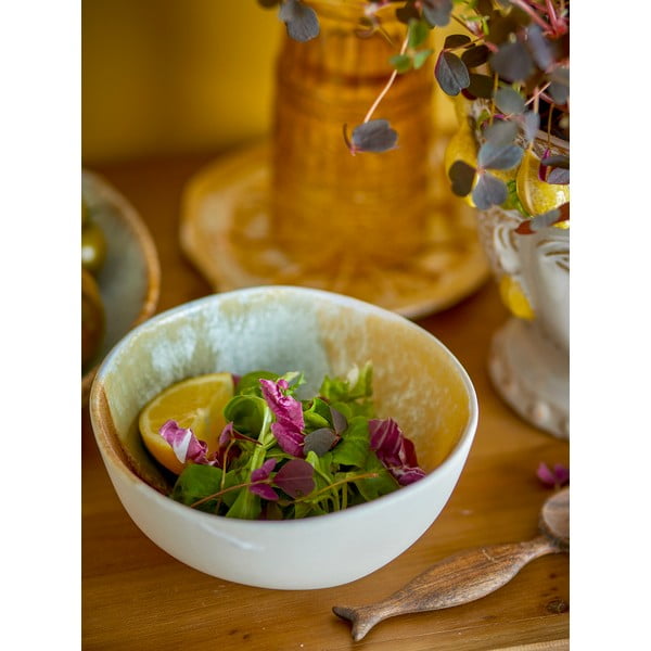 Krem zdjelice u setu 4 kom od kamenine 525 ml Lacey – Bloomingville-image-3