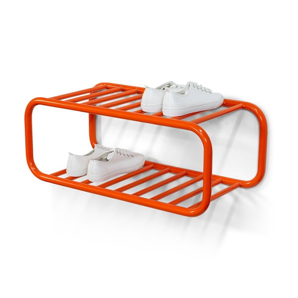 Narančasti metalni viseći ormarić za cipele 72x28x35 cm Retro – Spinder Design-image-3