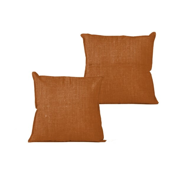 Narančasti jastuk Really Nice Things Terracota, 45 x 45 cm-image-2