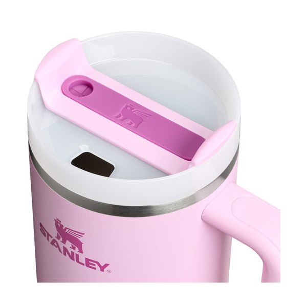 Ružičasta termosica od nehrđajućeg čelika sa slamkom 1,18 l Quencher H2.0 FlowState Tumbler Cherry Blossom – Stanley-image-4