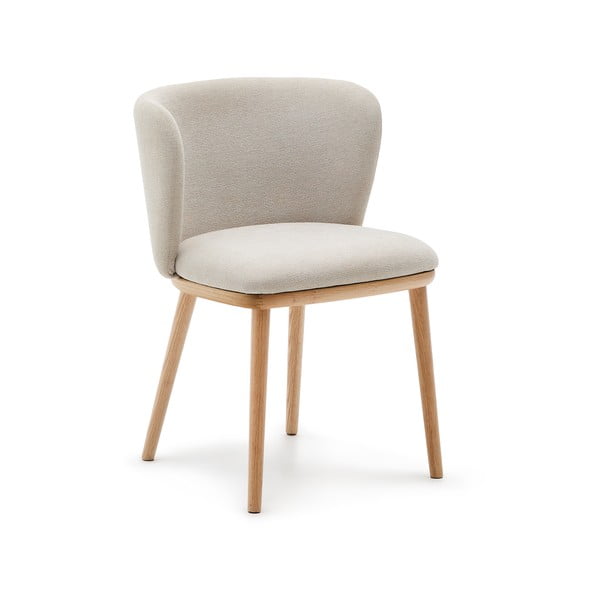 Bež podstavljena blagovaonska stolica Ciselia – Kave Home