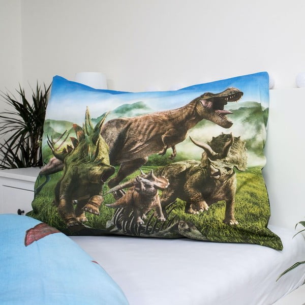 Pamučna dječja posteljina za krevet za jednu osobu 140x200 cm Jurassic World – Jerry Fabrics-image-1