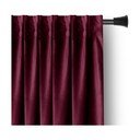 Bordo zavjesa za djelomično zamračenje od samta 140x270 cm Pleat – Restilo