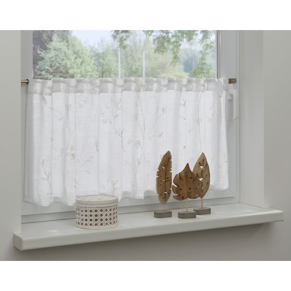 Bijela zavjesa 45x140 cm - Gardinia-image-1