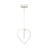 Bijela metalna LED viseća svjetiljka ø 22 cm Sevinc – Squid Lighting
