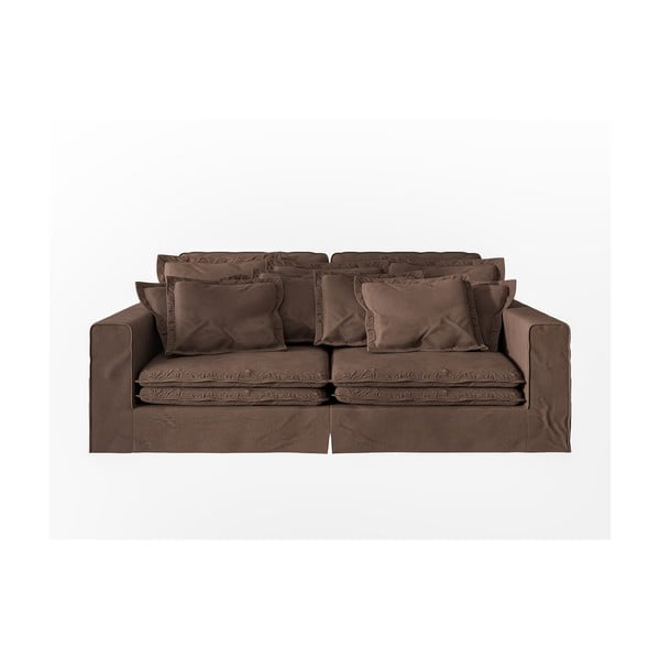 Tamno smeđa sofa 236 cm Nora – Ropez