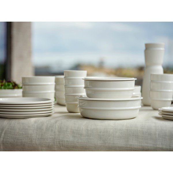 Krem desertni porculanski tanjur ø 20 cm Eau – Zone-image-4