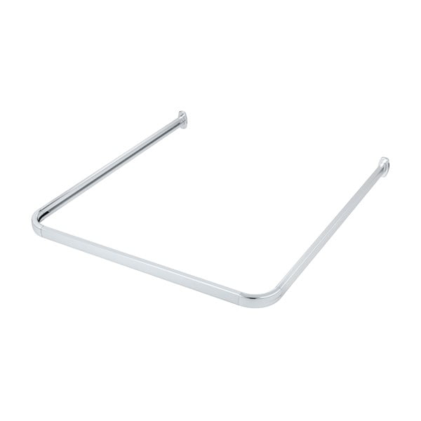 Šipka za zavjesu za tuš u sjajno srebrnoj boji Era – Wenko-image-3