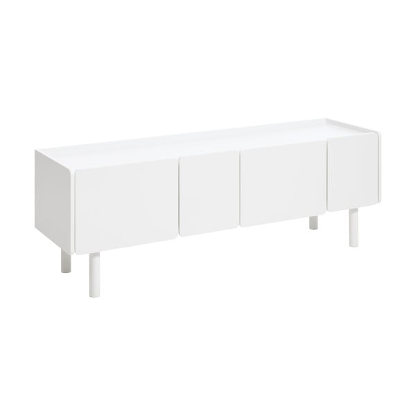 Bijela TV komoda 160x55x45 cm Bera – Unique Furniture-image-2