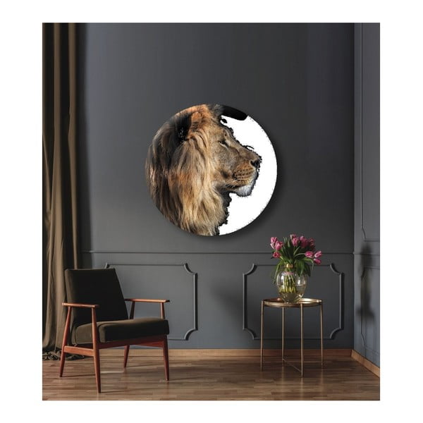 Zidni ukras Styler Ring Lion, ø 70 cm-image-1
