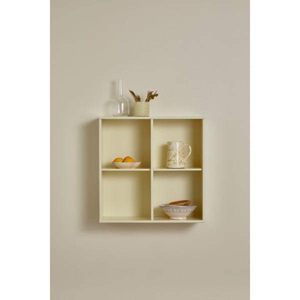 Svijetlo žuta viseća biblioteka 70x70 cm Mistral – Hammel Furniture-image-1