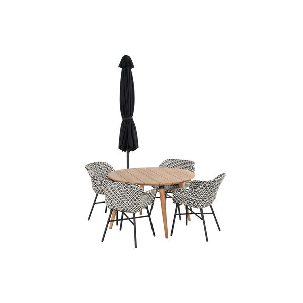 Crni suncobran Hartman Sophie, ø 300 cm-image-3