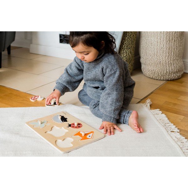 Drvena reljefna puzzle (broj komada 6 kom) Forest – Kindsgut-image-1