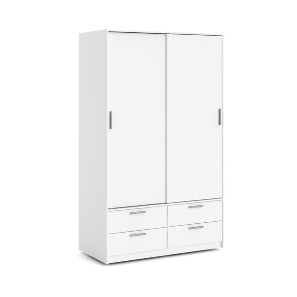 Bijeli ormar s kliznim vratima 121x200 cm Line – Tvilum-image-3