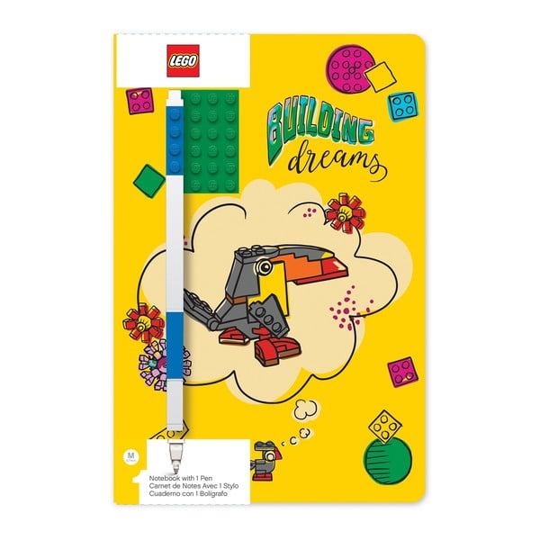 LEGO® Building Dreams bilježnica i set olovke