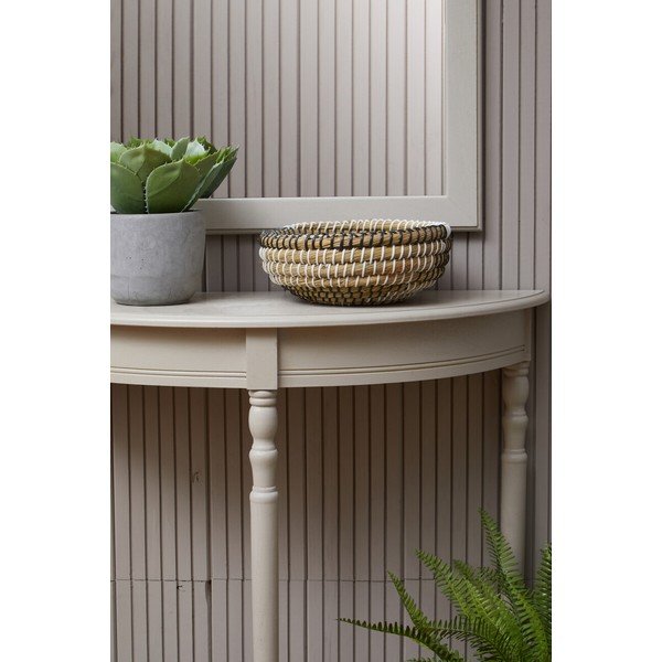 Bež pomoćni stol od masivnog bora 30x80 cm Heritage – Premier Housewares-image-3
