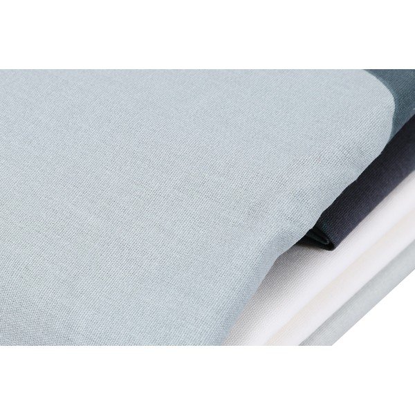 Posteljina za jednostruki krevet od ranforce pamuka Mijolnir Eyelash White, 140 x 200 cm-image-3