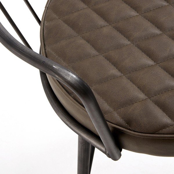 Smeđa barska stolica Kave Home, visina 92 cm-image-1
