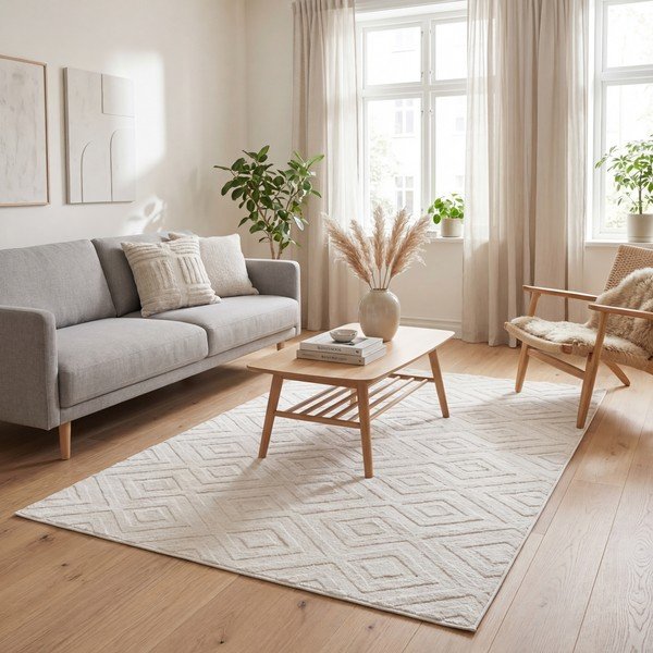 Krem tepih 60x110 cm Estilo – Universal-image-1