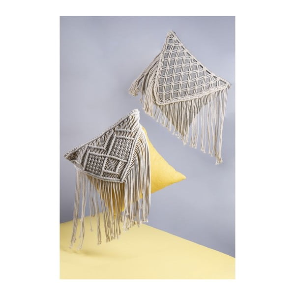 Tekstilni ukrasni jastuk 45x45 cm Macrame - VDE Tivoli 1996-image-2