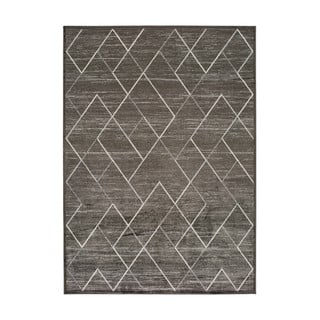 Sivi tepih od viskoze Universal Belga, 70 x 220 cm