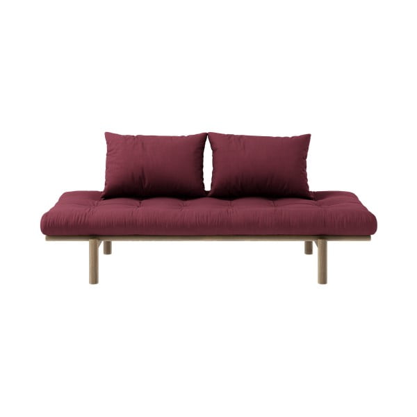 Crveni kauč na razvlačenje 200 cm Pace - Karup Design