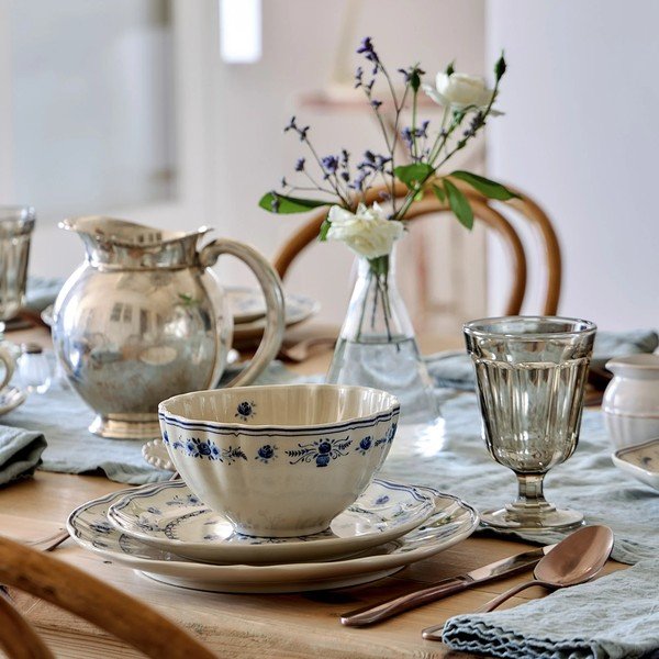 Plava/bež zdjelica za juhu od kamenine 770 ml Vila – Costa Nova-image-1