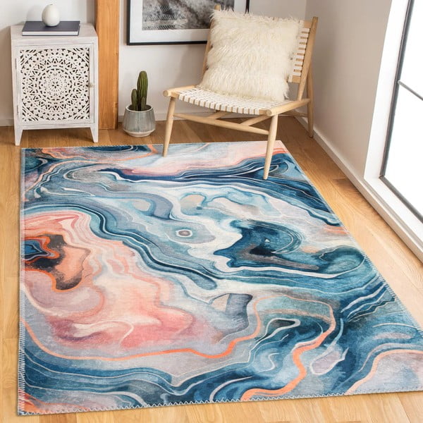 Plavi/ružičasti periv tepih 80x150 cm Colors of Joy – Vitaus-image-1