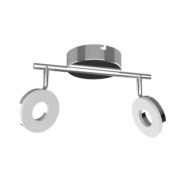 LED stropna svjetiljka u sjajno srebrnoj boji 27x16 cm Thema – Candellux Lighting-image-3