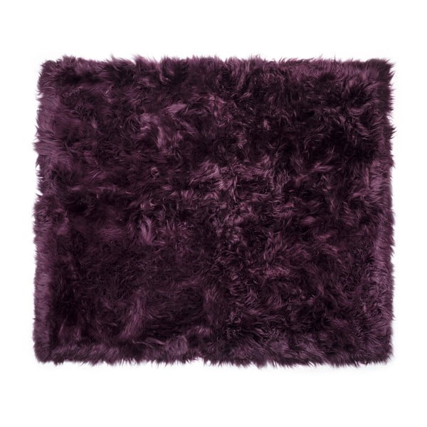 Ljubičasti tepih od ovčje kože Royal Dream Zeland ovaca 130 x 150 cm