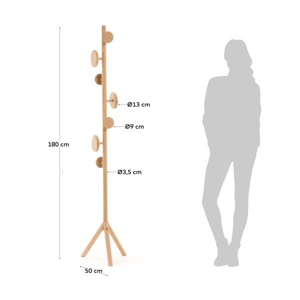 Vješalica od drveta breze Kave Home Nalini-image-4