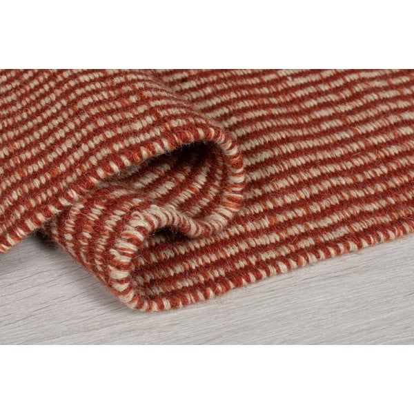 Narančasta vunena staza Flair Rugs Anu, 60 x 200 cm-image-2
