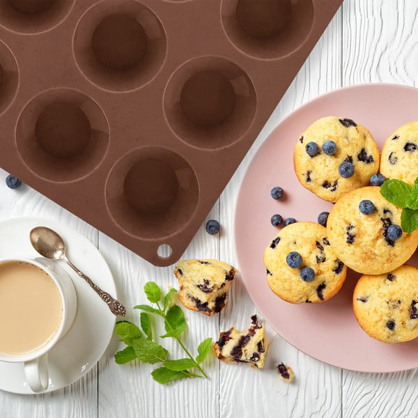 Silikonski kalup za pečenje za muffine 23,5x29 cm – Orion-image-1