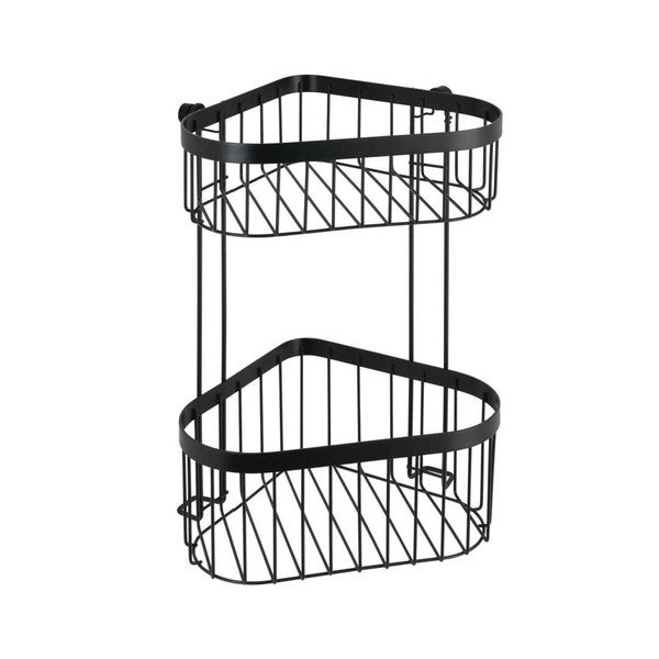 Crni metalni viseći/samoljepljiv set pribora za kupaonicu Classic – Wenko-image-4