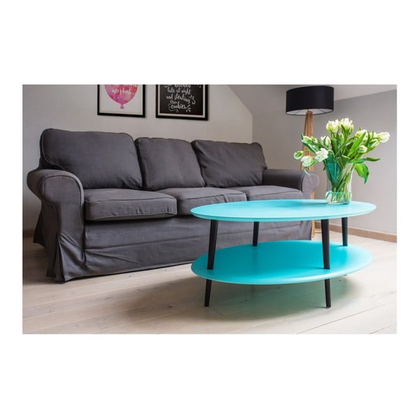 Bijeli stolić sa spuštenom donjom pločom Ragaba OVO-image-1