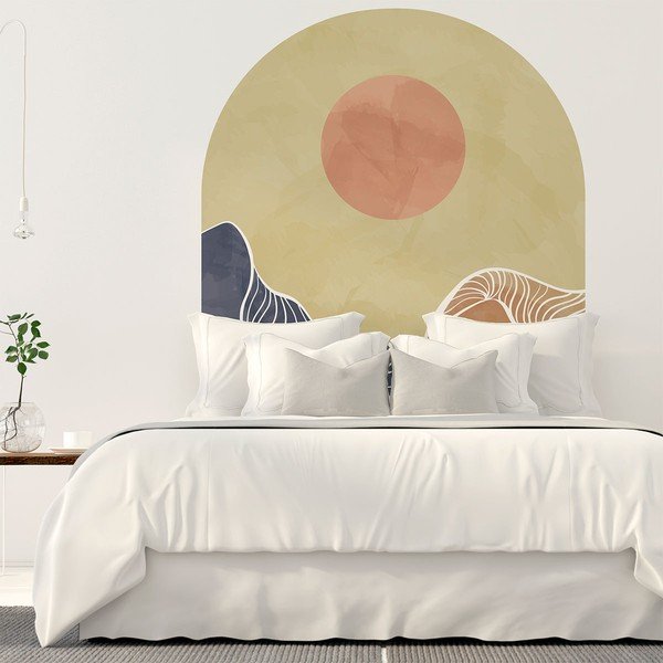 Zidna naljepnica 120x140 cm Abstract Rising Sun Arch - Ambiance-image-4