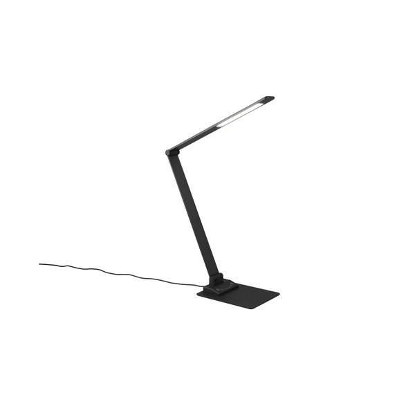 Crna LED stolna lampa s mogućnosti zatamnjivanja (visina 72 cm) Travis – Trio-image-2