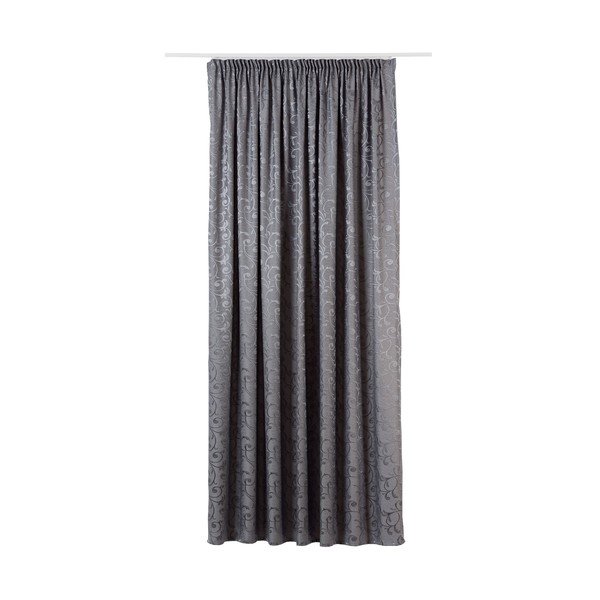Siva zavjesa od jacquarda 210x245 cm Glory – Mendola Fabrics
