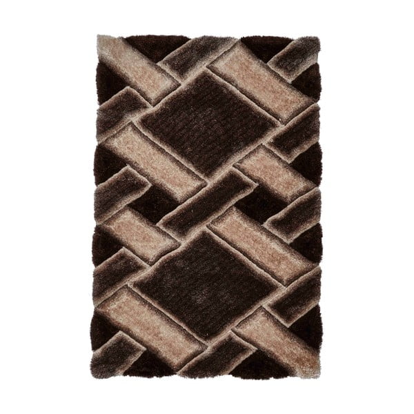 Tamno smeđi ručno rađen tepih 120x170 cm Noble House – Think Rugs