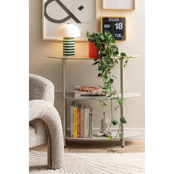 Sivi metalni regal 90x82x28 cm Riqueza – Leitmotiv-image-1