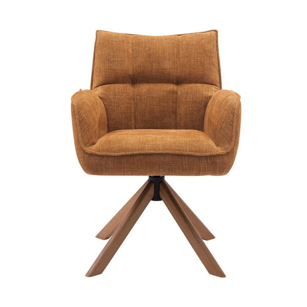 Narančaste podstavljene blagovaonske stolice u setu 2 kom Marilla – Unique Furniture-image-1