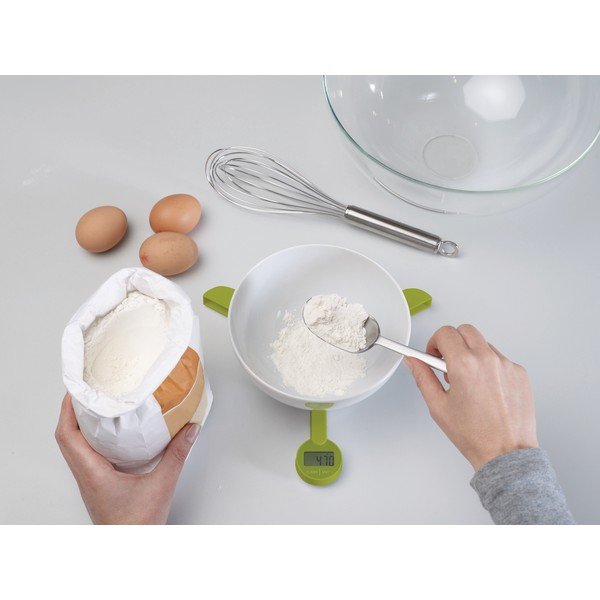 Joseph Joseph TriScale zelena sklopiva digitalna kuhinjska vaga-image-3